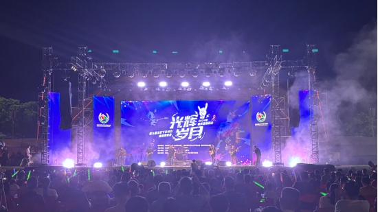 德庆流行音乐会户外灯光音响安装工程项目