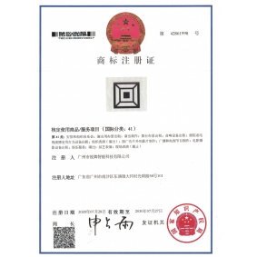 商标注册证-国际分类41